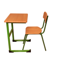 Moyen et Secondaire - Table monoplace avec chaise Modèle 2